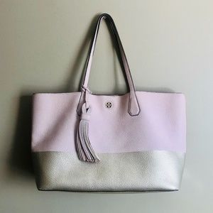 Tory Burch Color-Block Perry Tote
